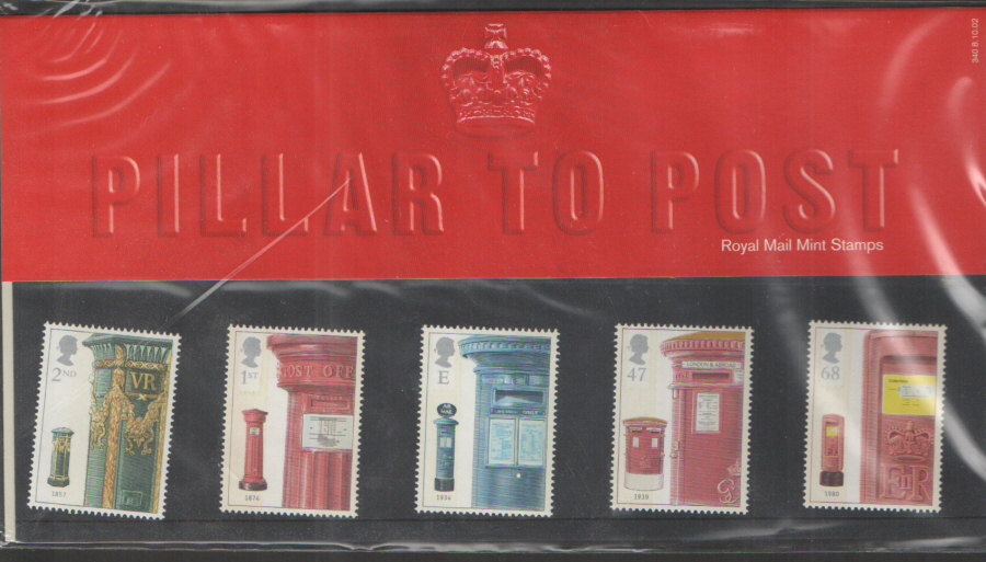 (image for) 2002 Pillar To Post Royal Mail Presentation Pack 340